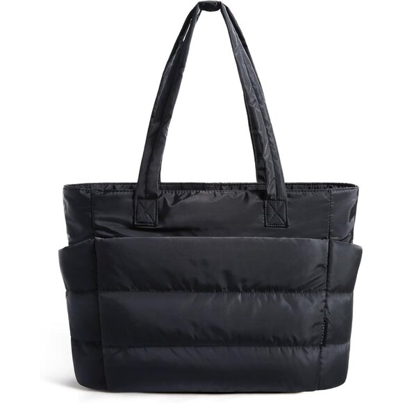 Tote Bag for Women Lightweight Puffy Tote Bag with Compartments Shoulder Bag Ha